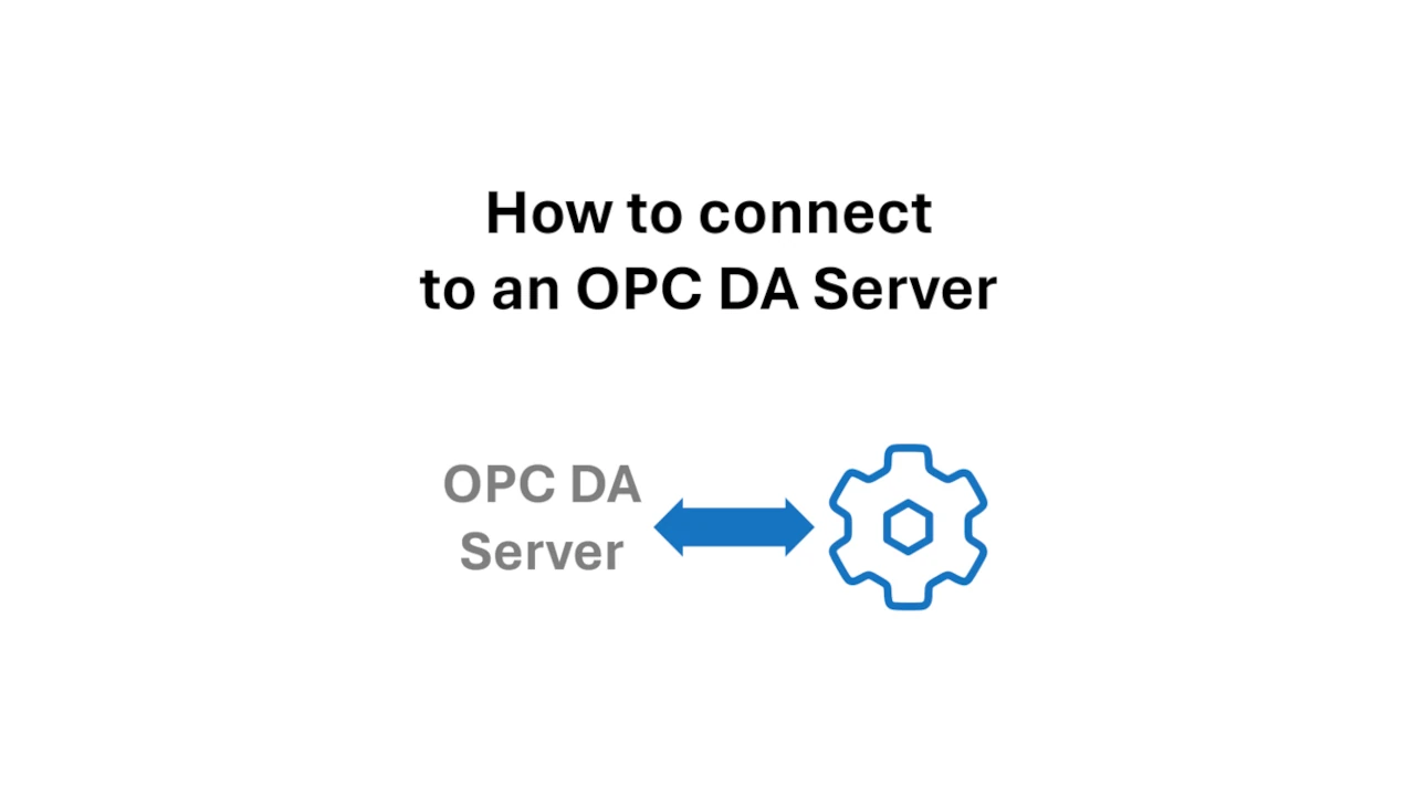 How to connect to an OPC DA server