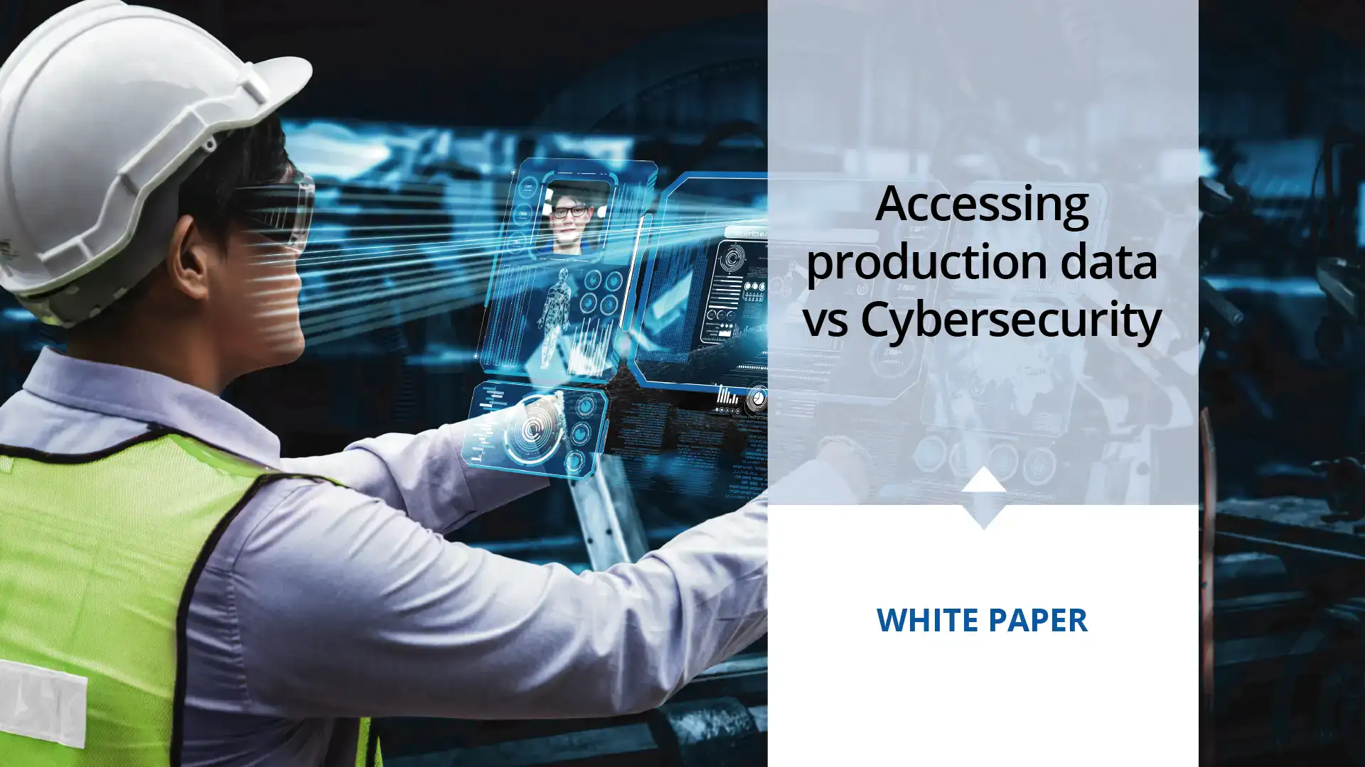 Accessing production data vs cybersecurity white paper page